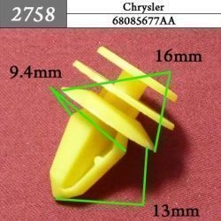 2758 Автокрепеж для GM, Chrysler, Dodge, Jeep 2758 Автокрепеж для GM, Chrysler, Dodge, Jeep