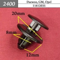 2400 Автокрепеж для GM, Chrysler, Dodge, Jeep 2400 Автокрепеж для GM, Chrysler, Dodge, Jeep