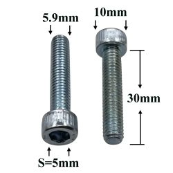 R1612 Винт М6х30 с внутренним шестигранником R1612 Винт М6х30 с внутренним шестигранником