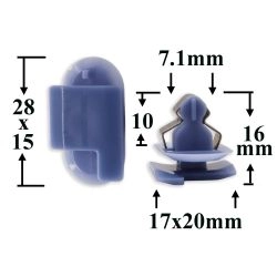 2308 Автокрепеж для Citroen, Peugeot, GM, Chrysler, Renault 2308 Автокрепеж для Citroen, Peugeot, GM, Chrysler, Renault