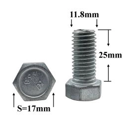 R0616 Болт М12х25х1,75 подушки дв. 402-406 R0616 Болт М12х25х1,75 подушки дв. 402-406