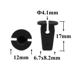 Клипса под саморез крепления бампера, защиты, крыльев, брызговиков для VAG Клипса под саморез крепления бампера, защиты, крыльев, брызговиков для VAG