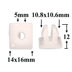 Клипса под саморез крепления бампера, защиты, подкапотных элементов для Lexus, Toyota Клипса под саморез крепления бампера, защиты, подкапотных элементов для Lexus, Toyota