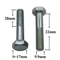 R0452 Болт М10х50х1,25 кронштейна растяжки 08 R0452 Болт М10х50х1,25 кронштейна растяжки 08