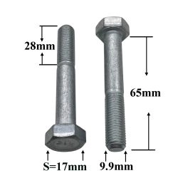 R0474 Болт М10х65х1,25 кронштейна привода мех-ма переключен.передач R0474 Болт М10х65х1,25 кронштейна привода мех-ма переключен.передач
