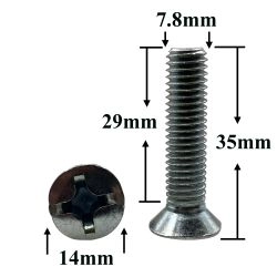 R1669 Винт М8х35 ответной части замка двери 2108 R1669 Винт М8х35 ответной части замка двери 2108