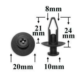 0759 Автокрепеж для Mazda, Mitsubishi, Infiniti, Nissan 0759 Автокрепеж для Mazda, Mitsubishi, Infiniti, Nissan