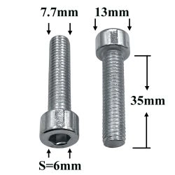 R1670 Винт М8х35 с внутренним шестигранником R1670 Винт М8х35 с внутренним шестигранником