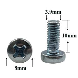 R1502 Винт М4х10 с цилиндр. головкой и крест.шлицем R1502 Винт М4х10 с цилиндр. головкой и крест.шлицем