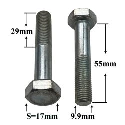 R0461 Болт М10х55х1,25 кронштейна генератора 2108 R0461 Болт М10х55х1,25 кронштейна генератора 2108