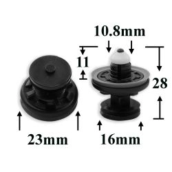 Клипса крепления обшивки дверей для Audi, Seat, Skoda, Volkswagen Клипса крепления обшивки дверей для Audi, Seat, Skoda, Volkswagen