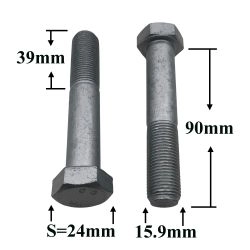 R0977 Болт М16х90х1,5 R0977 Болт М16х90х1,5