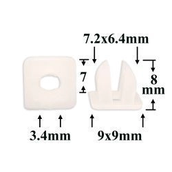 0364 Клипса под саморез Infiniti, Nissan, Mazda, Acura, Honda 0364 Клипса под саморез Infiniti, Nissan, Mazda, Acura, Honda