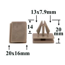 0265 Автокрепеж для GM, Chrysler, Dodge, Jeep 0265 Автокрепеж для GM, Chrysler, Dodge, Jeep