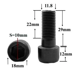 R0622 Болт М12х30х1,25 суппорта 2108 (внутр.шестигранник) R0622 Болт М12х30х1,25 суппорта 2108 (внутр.шестигранник)
