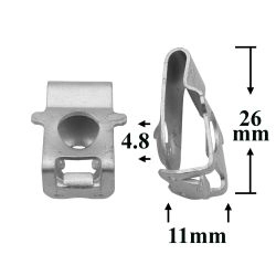 Зажим металлический под фиксатор для VAG Зажим металлический под фиксатор для VAG