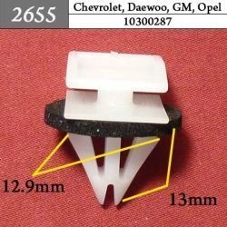 2655 Автокрепеж для GM, Chrysler, Dodge, Jeep 2655 Автокрепеж для GM, Chrysler, Dodge, Jeep