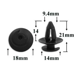 Клипса фигурная крепления обшивки дверей, различной отделки для BMW, Porsche Клипса фигурная крепления обшивки дверей, различной отделки для BMW, Porsche