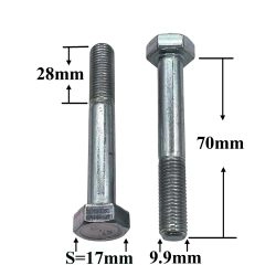 R0481 Болт М10х70х1,25 кронштейна растяжки 2108 R0481 Болт М10х70х1,25 кронштейна растяжки 2108