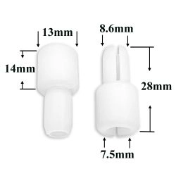 Клипса крепления бокового заднего стеклоподъемника для Audi, Seat, Skoda, Volkswagen Клипса крепления бокового заднего стеклоподъемника для Audi, Seat, Skoda, Volkswagen