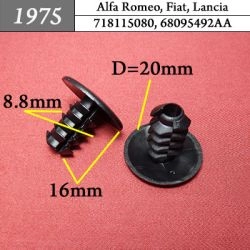 1975 Автокрепеж для Alfa Romeo, Fiat, Lancia 1975 Автокрепеж для Alfa Romeo, Fiat, Lancia