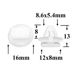 1766 Автокрепеж для GM, Chrysler, Dodge, Jeep 1766 Автокрепеж для GM, Chrysler, Dodge, Jeep