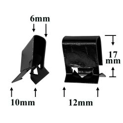 Зажим металлический 12x17 для Audi, Seat, Skoda, Volkswagen Зажим металлический 12x17 для Audi, Seat, Skoda, Volkswagen