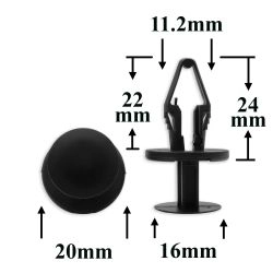 2252 Автокрепеж для Ford, GM, Chrysler, Dodge, Jeep 2252 Автокрепеж для Ford, GM, Chrysler, Dodge, Jeep