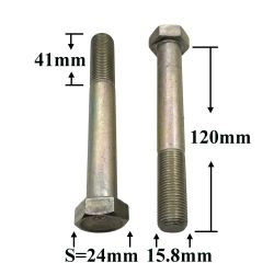 R0985 Болт М16х120х1,5 кронштейна опоры дв-ля R0985 Болт М16х120х1,5 кронштейна опоры дв-ля