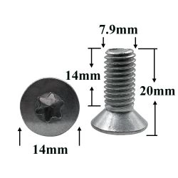 R1659 Винт М8х20х1,25 упорной пластины КПП М-2141 R1659 Винт М8х20х1,25 упорной пластины КПП М-2141