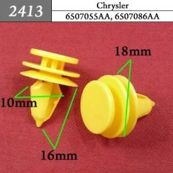2413 Автокрепеж для GM, Chrysler, Dodge, Jeep, Tesla 2413 Автокрепеж для GM, Chrysler, Dodge, Jeep, Tesla