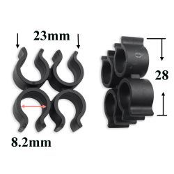 3184 Клипса - фиксатор для проводов и трубок