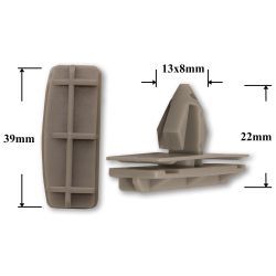 1483 Автокрепеж для GM, Chrysler, Dodge, Jeep