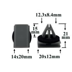 1603 Автокрепеж для GM, Chrysler, Dodge, Jeep