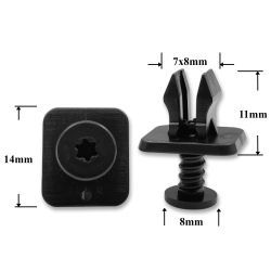 2982 Автокрепеж для Audi, Bentley, Bugatti, Geely, Lamborghini, Porsche, Seat, Skoda, Volkswagen