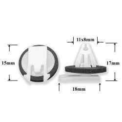 1776 Автокрепеж для GM, Chrysler, Dodge, Jeep