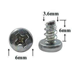 R2030 Саморез 3,6х6,4 с цил.гол. панели приборов 2110