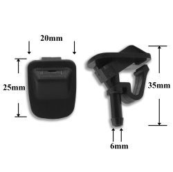 F329 Форсунка стеклоомывателя лобового стекла для Jeep