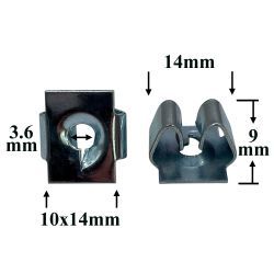 M2246 Скоба металлическая на Audi, Seat, Skoda, Volkswagen