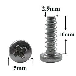 Шуруп 2,9х10 с цил.головкой