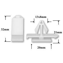 1518 Автокрепеж для GM, Chrysler, Dodge, Jeep