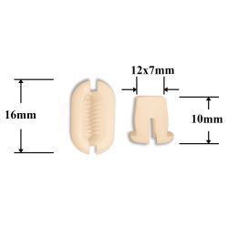 0625 Клипса под саморез Chrysler, Renault