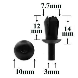 1726 Автокрепеж для VAG, GM, Chrysler, Dodge, Jeep