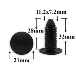 Клипса крепления различной отделки кузова для Ford, GM, Chrysler, Dodge, Jeep