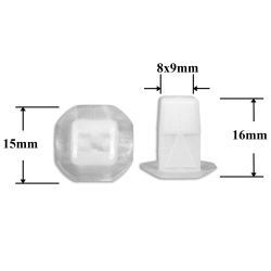 0965 Клипса под саморез Citroen, Peugeot, Renault