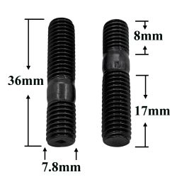 R2453 Шпилька М8х25 приёмной трубы 2101