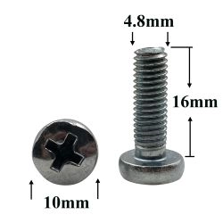 R1539 Винт М5х16 с цилиндр. головкой и крест.шлицем