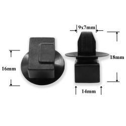 1827 Фигурная клипса