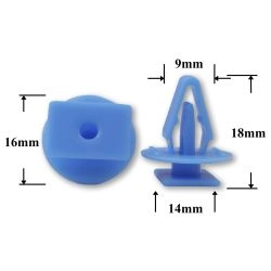 1499 Автокрепеж для Acura, Honda