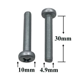 R1551 Винт М5х30 с цилиндр. головкой и крест.шлицем